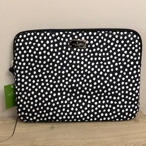 NWT KATE SPADE MUSICAL DOTS LAPTOP/IPAD CASE